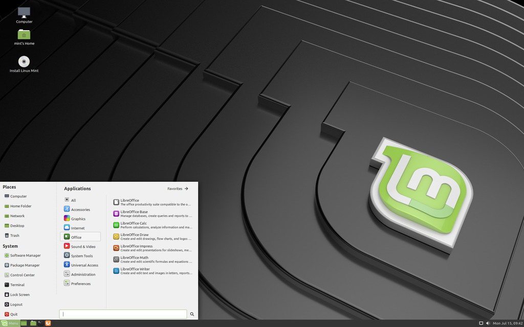 Linux Mint 19.2 MATE Desktop